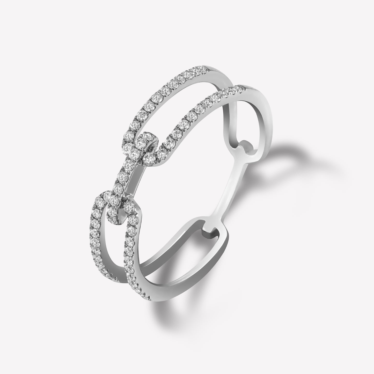 Links Starry White Gold Diamond Ring