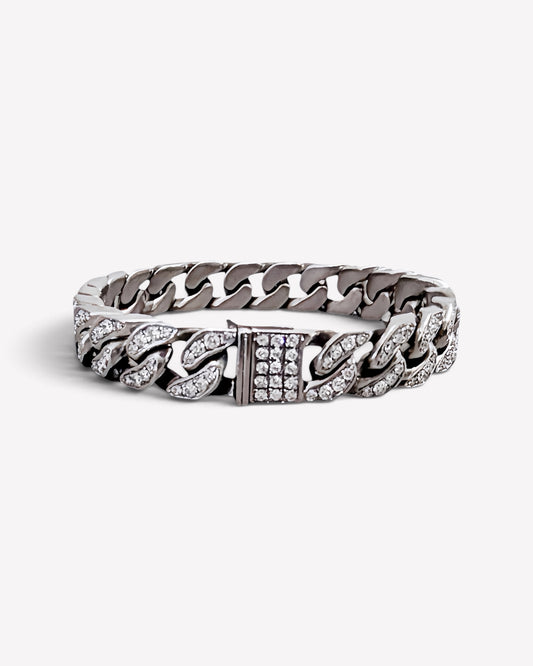 Titanium Full Diamond Bracelet